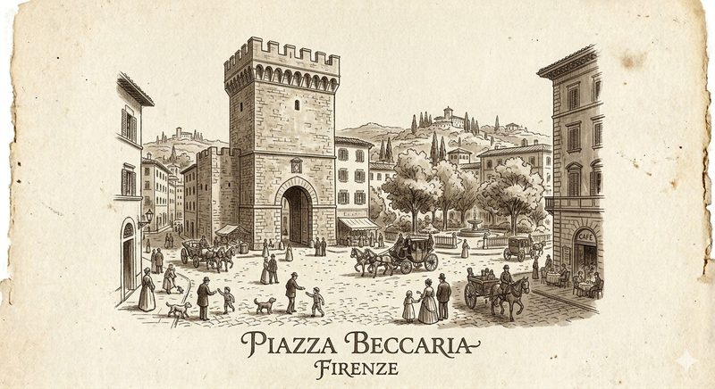 Attico Borgo la Croce — terrazza in una via pedonale del centro