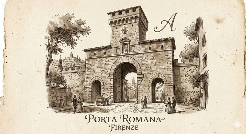 Casa Romana 121 A — piano terreno tranquillo in Oltrarno